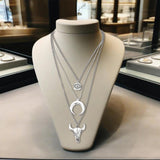 Maxbell Boho Layered Necklace Stylish Cool Western Women Pendant for Decor Accessory