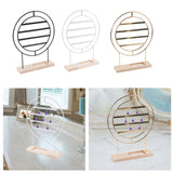 Maxbell Earrings Organizer 4 Layers Large Gift for Women for Home Dresser Countertop Black