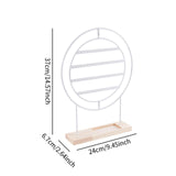 Maxbell Earrings Organizer 4 Layers Large Gift for Women for Home Dresser Countertop White
