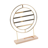 Maxbell Earrings Organizer 4 Layers Large Gift for Women for Home Dresser Countertop Gold