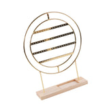 Maxbell Earrings Organizer 4 Layers Large Gift for Women for Home Dresser Countertop Gold
