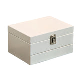 Maxbell Jewelry Storage Case Wooden Stylish 3 Layer for Vanity Table Dresser Watches