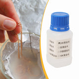 Maxbell Gold Plating Solution 100 ml Jewellery Accessories Store Jewelry Making Tool 24k Golden