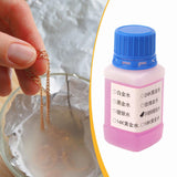 Maxbell Gold Plating Solution 100 ml Jewellery Accessories Store Jewelry Making Tool Stainless Steel Gold