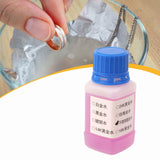 Maxbell Gold Plating Solution 100 ml Jewellery Accessories Store Jewelry Making Tool Stainless Steel Gold