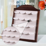 Maxbell Jewelry Display Rack Dangle Earrings Tabletop Earring Holder Stand Organizer Deep Brown Beige