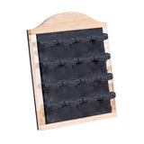 Maxbell Jewelry Display Rack Dangle Earrings Tabletop Earring Holder Stand Organizer Log Color Gray