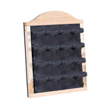 Maxbell Jewelry Display Rack Dangle Earrings Tabletop Earring Holder Stand Organizer Log Color Gray