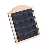 Maxbell Jewelry Display Rack Dangle Earrings Tabletop Earring Holder Stand Organizer Log Color Gray