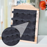 Maxbell Jewelry Display Rack Dangle Earrings Tabletop Earring Holder Stand Organizer Log Color Gray