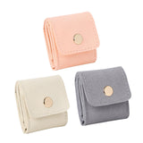 Maxbell 3Pcs Travel Jewelry Roll up Organizers Women Lady Container Small Rings Case