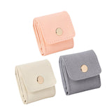 Maxbell 3Pcs Travel Jewelry Roll up Organizers Women Lady Container Small Rings Case