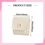 Maxbell 3Pcs Travel Jewelry Roll up Organizers Women Lady Container Small Rings Case