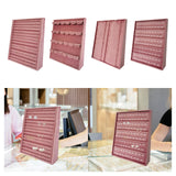 Maxbell Jewelry Organizer Vertical Tray Jewelry Storage Rack for Dresser Retail Shop Rings Holder