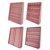 Maxbell Jewelry Organizer Vertical Tray Jewelry Storage Rack for Dresser Retail Shop Rings Holder
