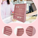 Maxbell Jewelry Organizer Vertical Tray Jewelry Storage Rack for Dresser Retail Shop Rings Holder