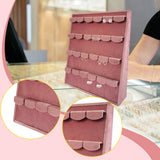 Maxbell Jewelry Organizer Vertical Tray Jewelry Storage Rack for Dresser Retail Shop Earring Holder