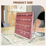 Maxbell Jewelry Organizer Vertical Tray Jewelry Storage Rack for Dresser Retail Shop Earring Holder