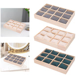 Maxbell Watch Jewelry Box Father Day Gifts Multifunctional 12 Slot Watch Travel Case Gray Pillow