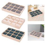 Maxbell Watch Jewelry Box Father Day Gifts Multifunctional 12 Slot Watch Travel Case Gray Pillow