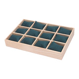 Maxbell Watch Jewelry Box Father Day Gifts Multifunctional 12 Slot Watch Travel Case Green Pillow