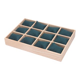 Maxbell Watch Jewelry Box Father Day Gifts Multifunctional 12 Slot Watch Travel Case Green Pillow