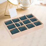 Maxbell Watch Jewelry Box Father Day Gifts Multifunctional 12 Slot Watch Travel Case Green Pillow