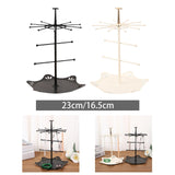 Maxbell Jewelry Holder Decoration Bracelet Holder Stand for Bedroom Desktop Bathroom Black L