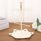 Maxbell Jewelry Holder Decoration Bracelet Holder Stand for Bedroom Desktop Bathroom White L