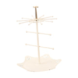 Maxbell Jewelry Holder Decoration Bracelet Holder Stand for Bedroom Desktop Bathroom White S