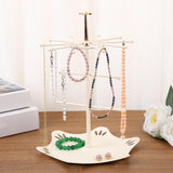 Maxbell Jewelry Holder Decoration Bracelet Holder Stand for Bedroom Desktop Bathroom White S
