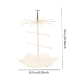 Maxbell Jewelry Holder Decoration Bracelet Holder Stand for Bedroom Desktop Bathroom White S