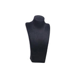 Maxbell Necklace Bust Display Stand Home Organization Shop Necklace Mannequin Holder 10.5cmx6.5cmx20cm Black