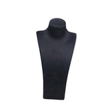 Maxbell Necklace Bust Display Stand Home Organization Shop Necklace Mannequin Holder 14cmx7cmx27cm Black