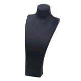 Maxbell Necklace Bust Display Stand Home Organization Shop Necklace Mannequin Holder 18.5cmx10cmx40cm Black