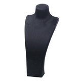 Maxbell Necklace Bust Display Stand Home Organization Shop Necklace Mannequin Holder 18.5cmx10cmx40cm Black