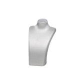 Maxbell Necklace Bust Display Stand Home Organization Shop Necklace Mannequin Holder 8cmx4.5cmx14cm Silver