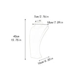 Maxbell Necklace Bust Display Stand Home Organization Shop Necklace Mannequin Holder 18.5cmx10cmx40cm Brown