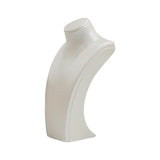 Maxbell Necklace Bust Display Stand Home Organization Shop Necklace Mannequin Holder 10.5cmx6.5cmx20cm White