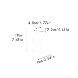 Maxbell Necklace Bust Display Stand Home Organization Shop Necklace Mannequin Holder 10.5cmx6.5cmx20cm White