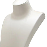 Maxbell Necklace Bust Display Stand Home Organization Shop Necklace Mannequin Holder 14cmx7cmx27cm White