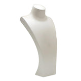 Maxbell Necklace Bust Display Stand Home Organization Shop Necklace Mannequin Holder 18.5cmx10cmx40cm White