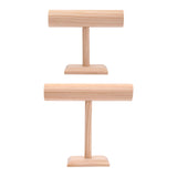 Maxbell Bracelet Holder Rustic Wooden Storage Rack for Hair Ties Scrunchies Business S