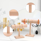 Maxbell Bracelet Holder Rustic Wooden Storage Rack for Hair Ties Scrunchies Business S