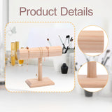 Maxbell Bracelet Holder Rustic Wooden Storage Rack for Hair Ties Scrunchies Business S