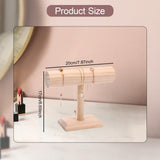 Maxbell Bracelet Holder Rustic Wooden Storage Rack for Hair Ties Scrunchies Business S