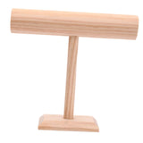 Maxbell Bracelet Holder Rustic Wooden Storage Rack for Hair Ties Scrunchies Business L