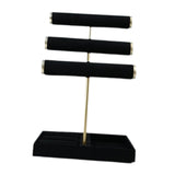 Maxbell Bracelet Holder Display Jewelry Holder Organizer for Watch Rings Living Room Black