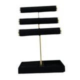 Maxbell Bracelet Holder Display Jewelry Holder Organizer for Watch Rings Living Room Black