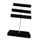 Maxbell Bracelet Holder Display Jewelry Holder Organizer for Watch Rings Living Room Black